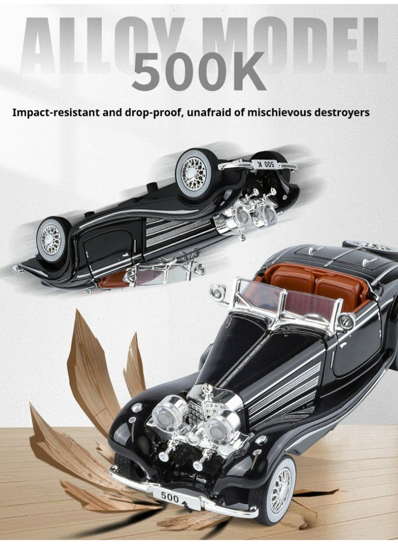 مركبة نموذجية من طراز مرسيدس 500K للسباكة:36 للأطفال بلعب أطفال - Image 2