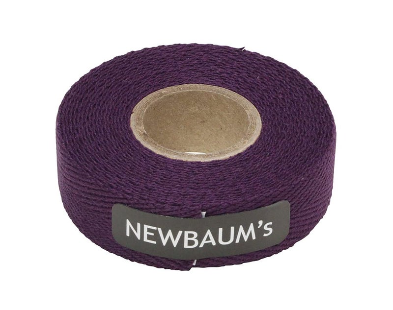 Newbaum's Cloth Bike Handlebar Tape (Eggplant), 10 ft Roll Bike Bar Grip Tape (0.75” Wide), Cotton Bar Tape Road Bike, Adhesive Back Bike Tape for Handlebars – Eggplant Grip Tape (22 Colors) - Image 1