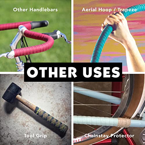 Newbaum's Cloth Bike Handlebar Tape (Eggplant), 10 ft Roll Bike Bar Grip Tape (0.75” Wide), Cotton Bar Tape Road Bike, Adhesive Back Bike Tape for Handlebars – Eggplant Grip Tape (22 Colors) - Image 4