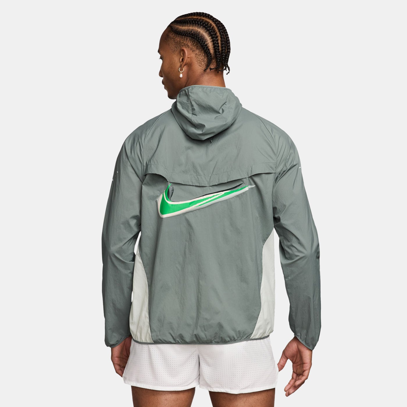 lfc nike mens fossil hooded windrunner