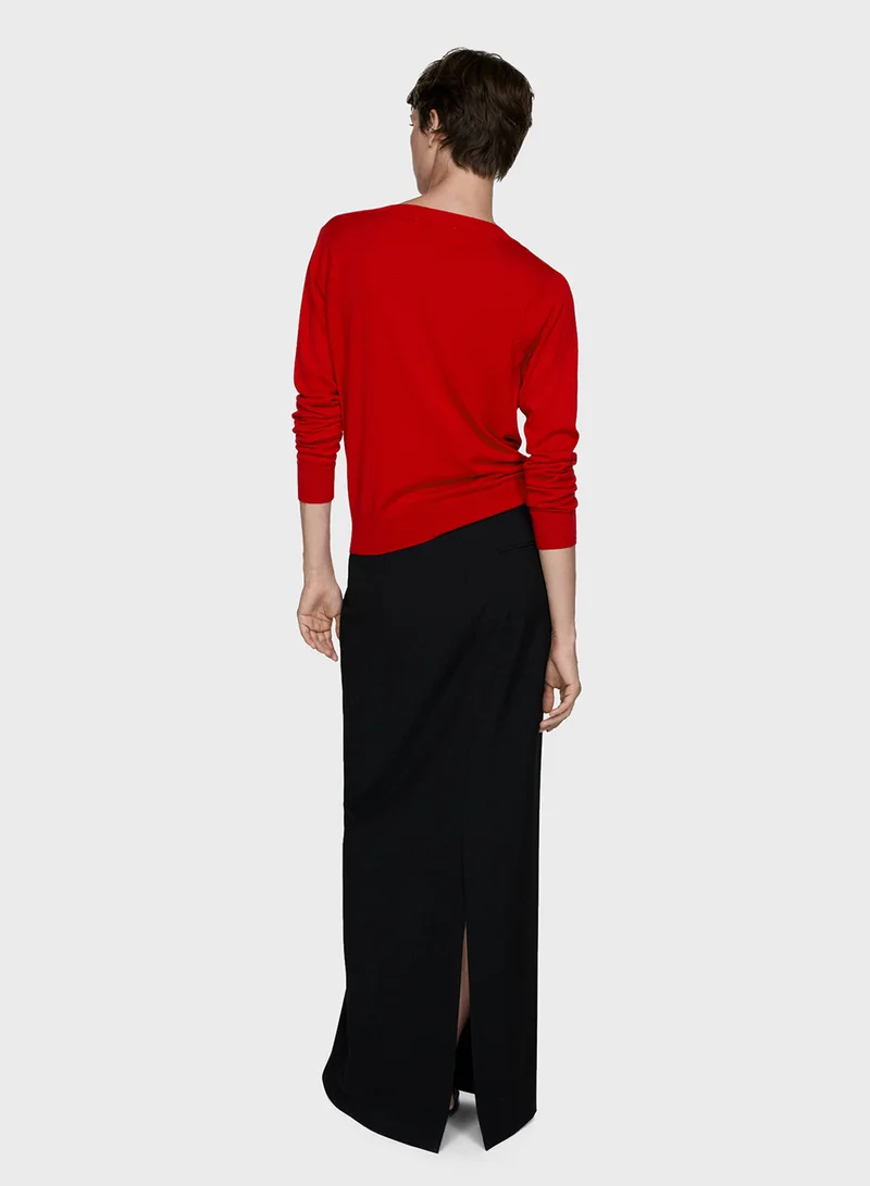 MANGO V-Neck Sweater