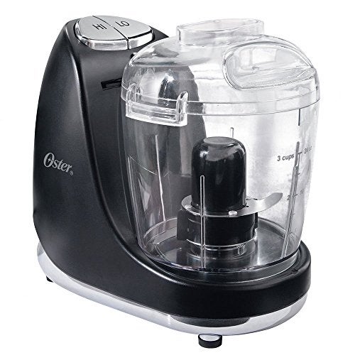 Oster FPSTMC3321 3-Cup Mini Chopper with Whisk, Black - Image 2