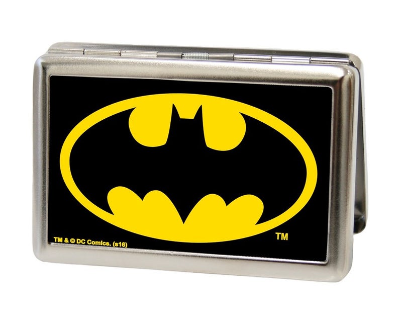 Buckle Down Buckle-Down Business Card Holder - Batman Black/Yellow - Large - Image 1