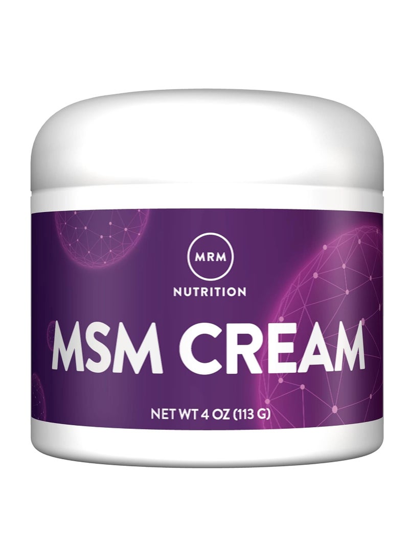 MRM Nutrition MSM Cream 4 oz 113 g - Image 1