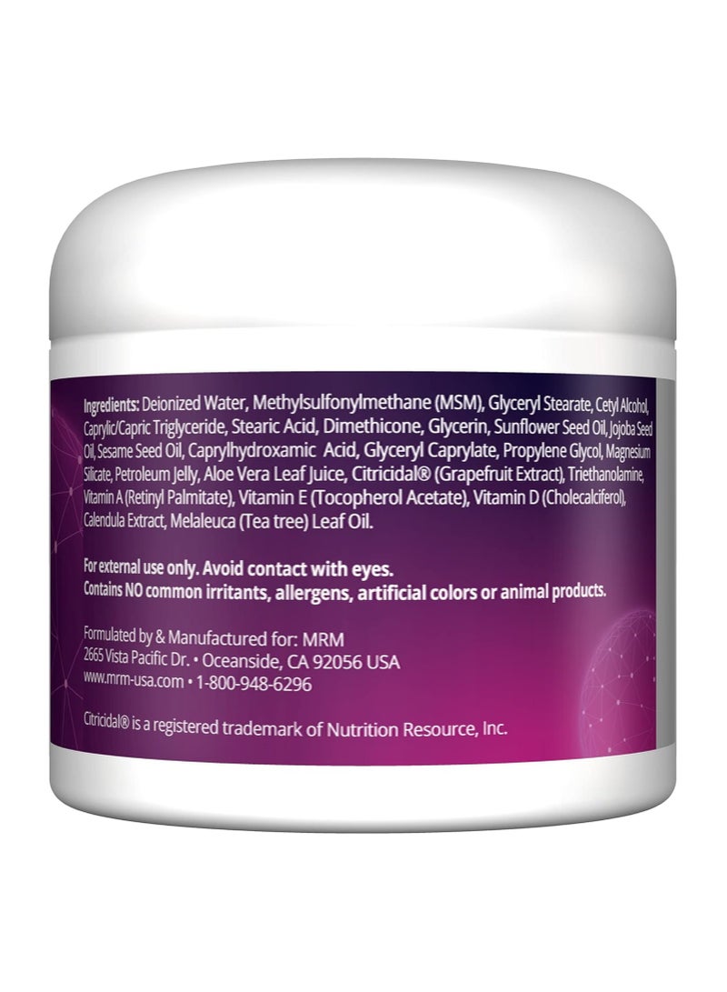 MRM Nutrition MSM Cream 4 oz 113 g - Image 3