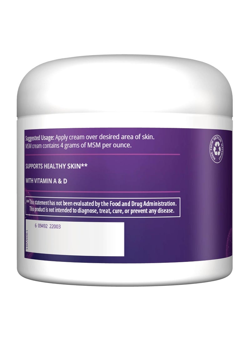 MRM Nutrition MSM Cream 4 oz 113 g - Image 2