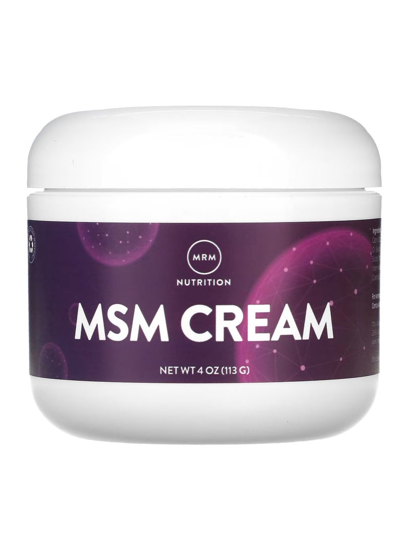 MRM Nutrition MSM Cream 4 oz 113 g - Image 4