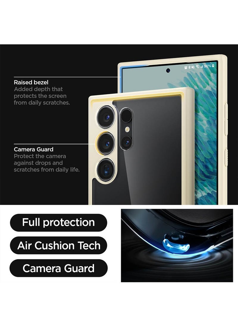 Spigen Ultra Hybrid for Samsung Galaxy S24 ULTRA case cover (2024) - Mute Beige  - Image 5