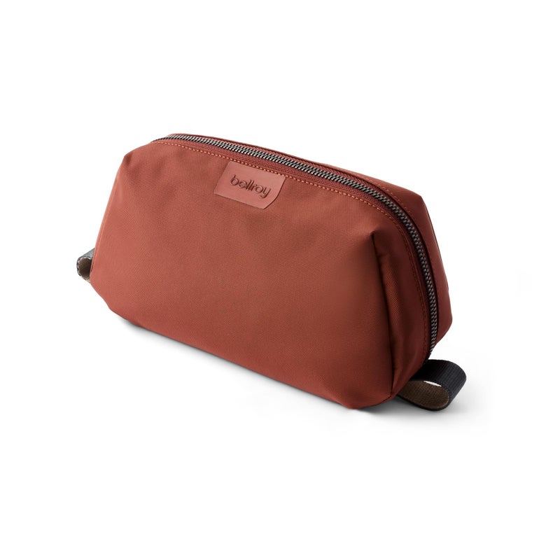 Bellroy Toiletry Kit, water-resistant woven toiletry travel bag (toiletries, cologne, shaving accessories, hairbrush, toothbrush) - Clay - Image 1