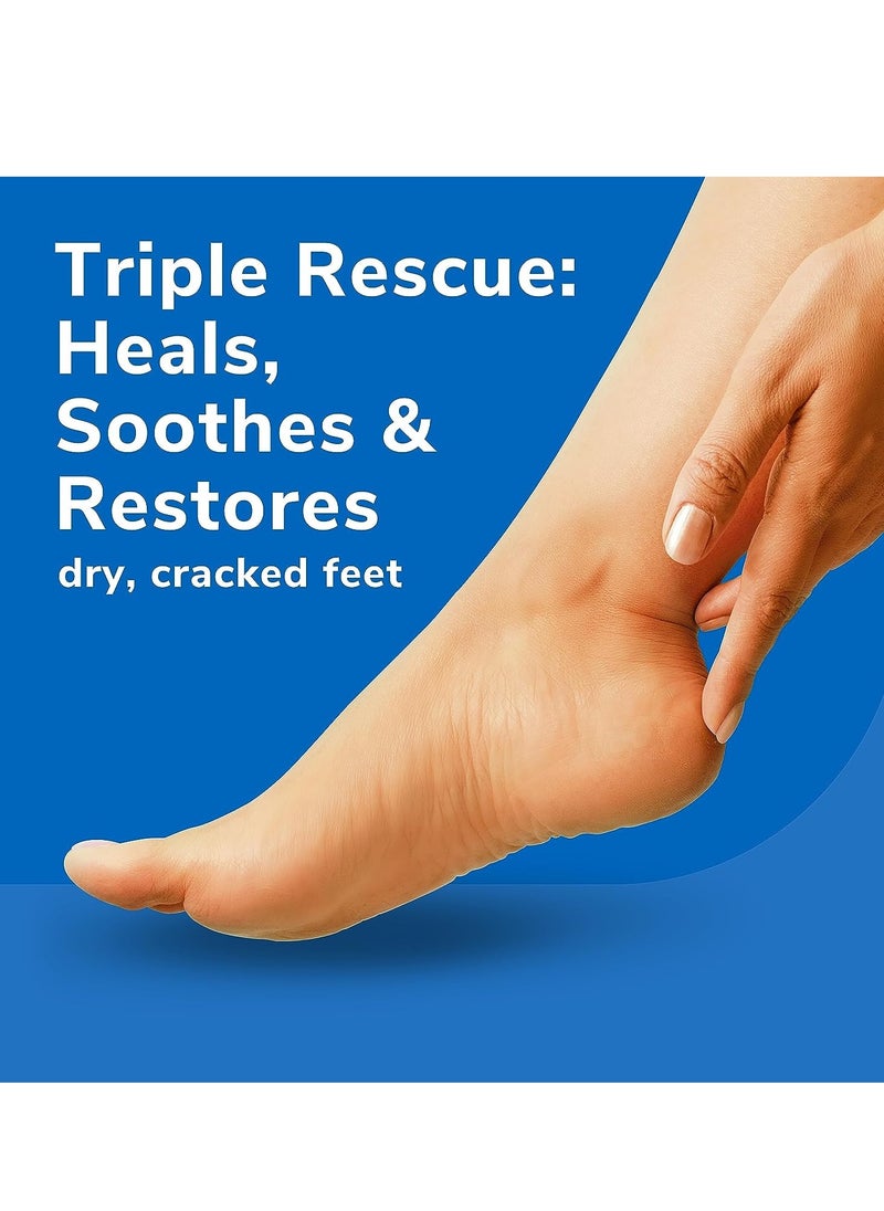 Dr. Scholl's - Dr. Scholl's Dry, Cracked Foot Repair Ultra-Hydrating Foot Cream Moisturizer, 3.5 oz, Skin Care Foot Lotion with 25% Urea for Dry Cracked Feet, Heals and Moisturizes for Healthy Feet - Image 1