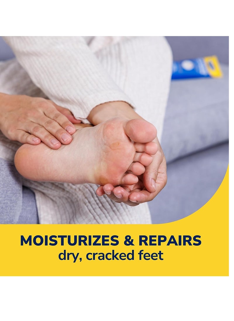 Dr. Scholl's - Dr. Scholl's Dry, Cracked Foot Repair Ultra-Hydrating Foot Cream Moisturizer, 3.5 oz, Skin Care Foot Lotion with 25% Urea for Dry Cracked Feet, Heals and Moisturizes for Healthy Feet - Image 1