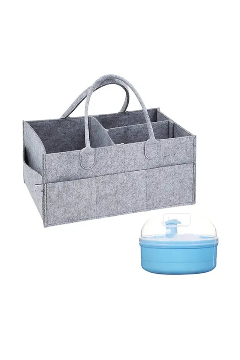 Star Babies - Caddy Diaper Bag W/ Powder Puff - Assorted - Image 1