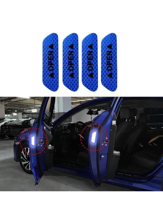 EasyLife 4 Pieces Car Door Open Reflective Warning Stickers  - Image 1