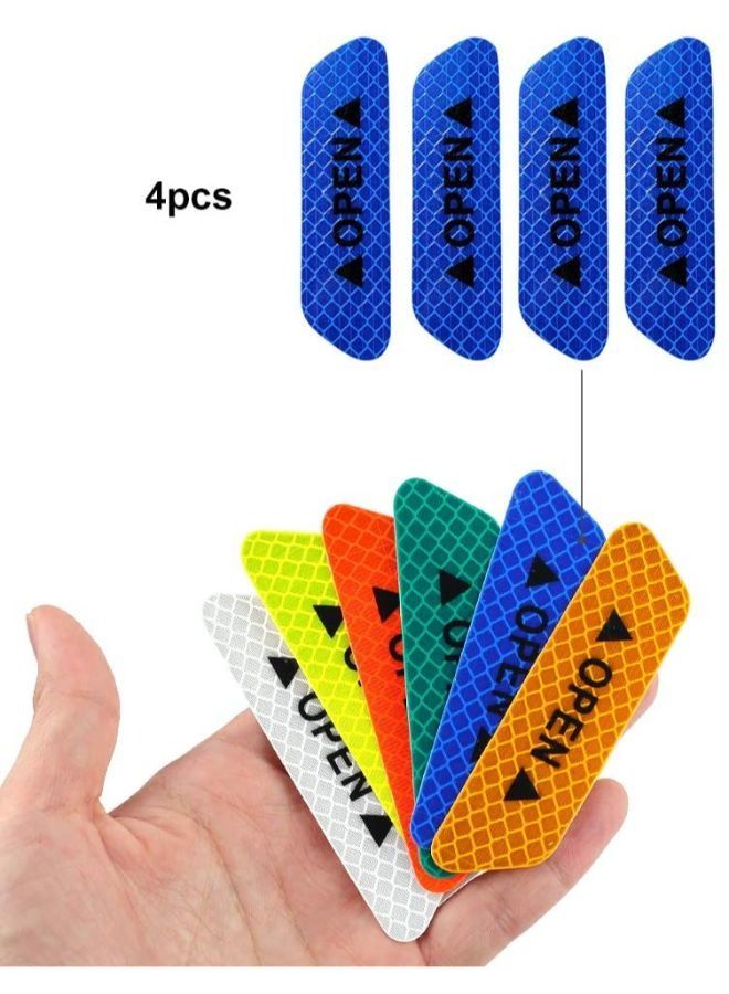 EasyLife 4 Pieces Car Door Open Reflective Warning Stickers  - Image 3