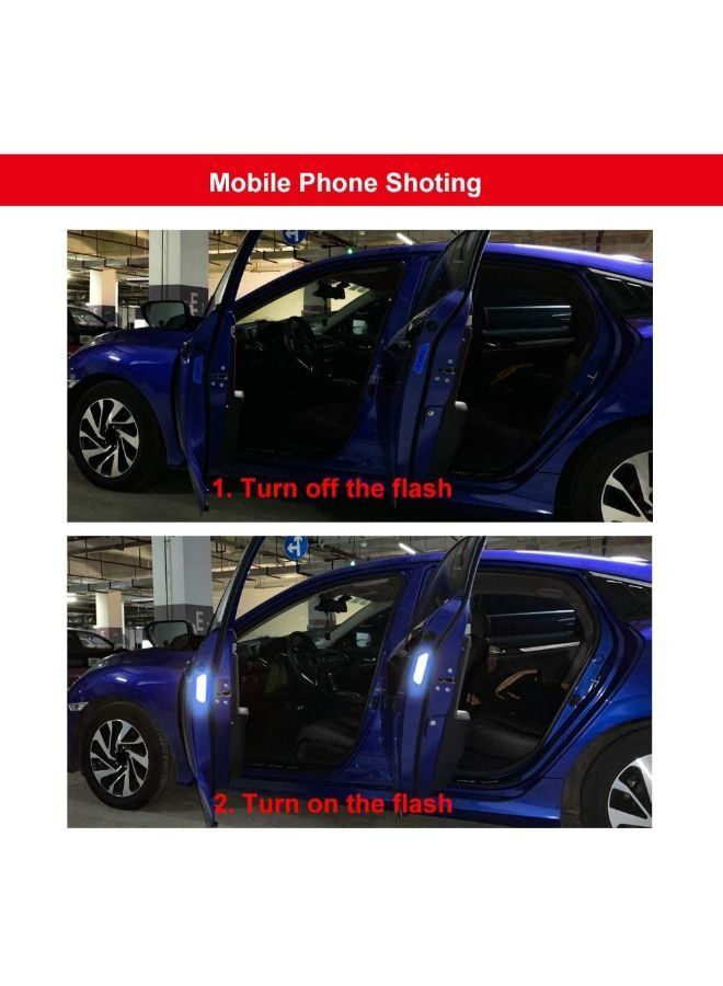 EasyLife 4 Pieces Car Door Open Reflective Warning Stickers  - Image 4
