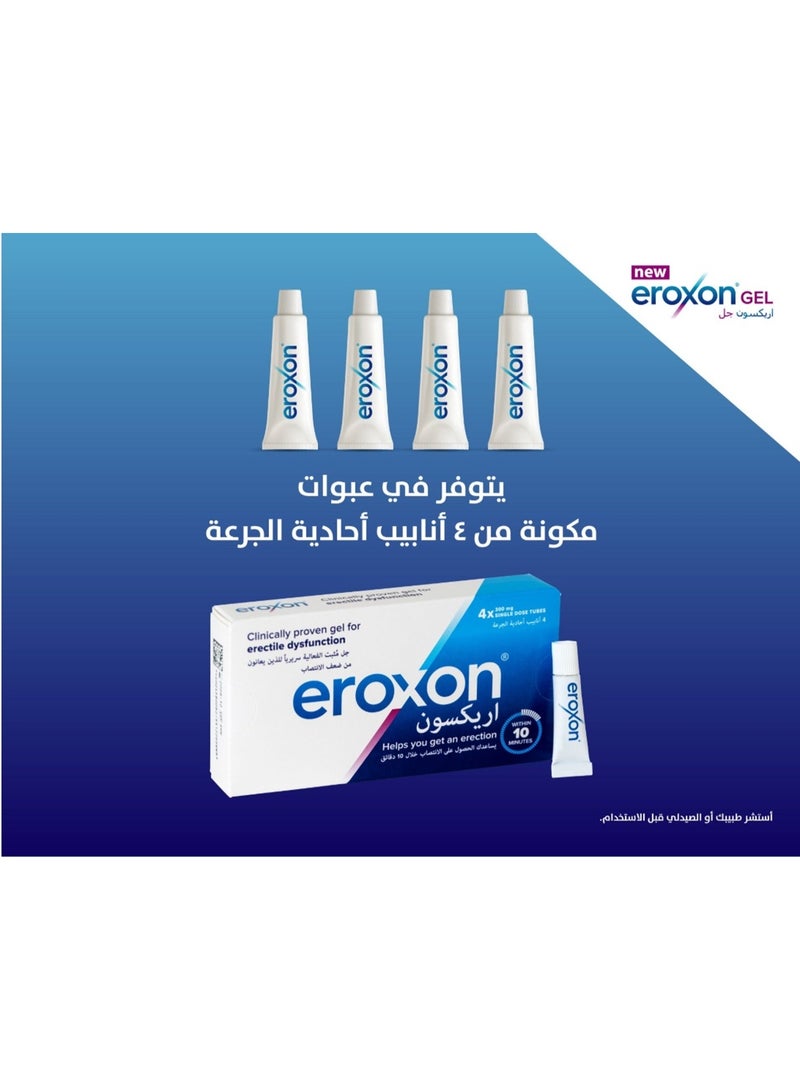 Eroxon Proven Gel for Erectile Dysfunction 4 Tubes - Image 2