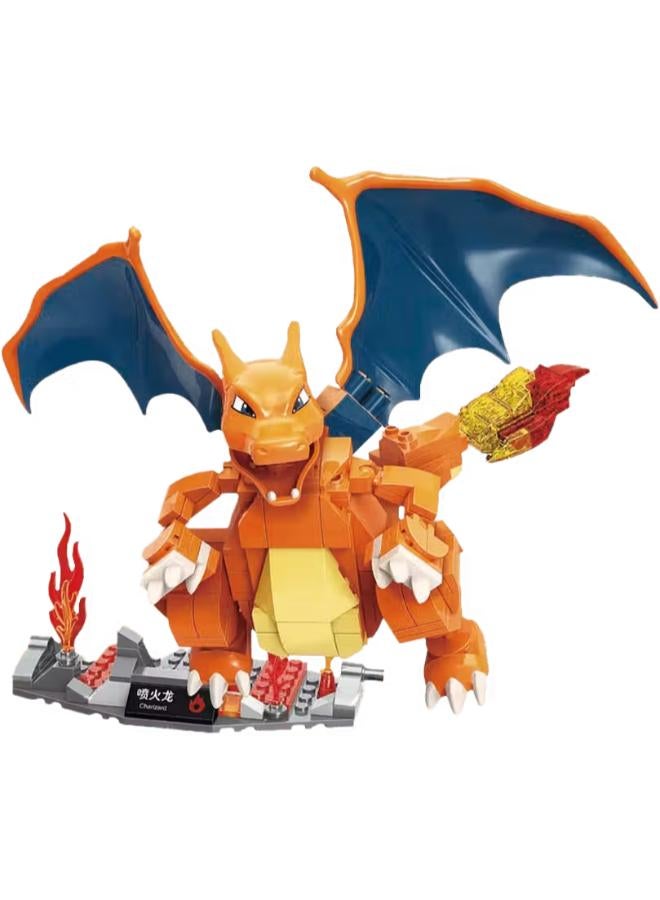 Qman Keeppley Pokemon Charizard Action Figure - 273 Pieces