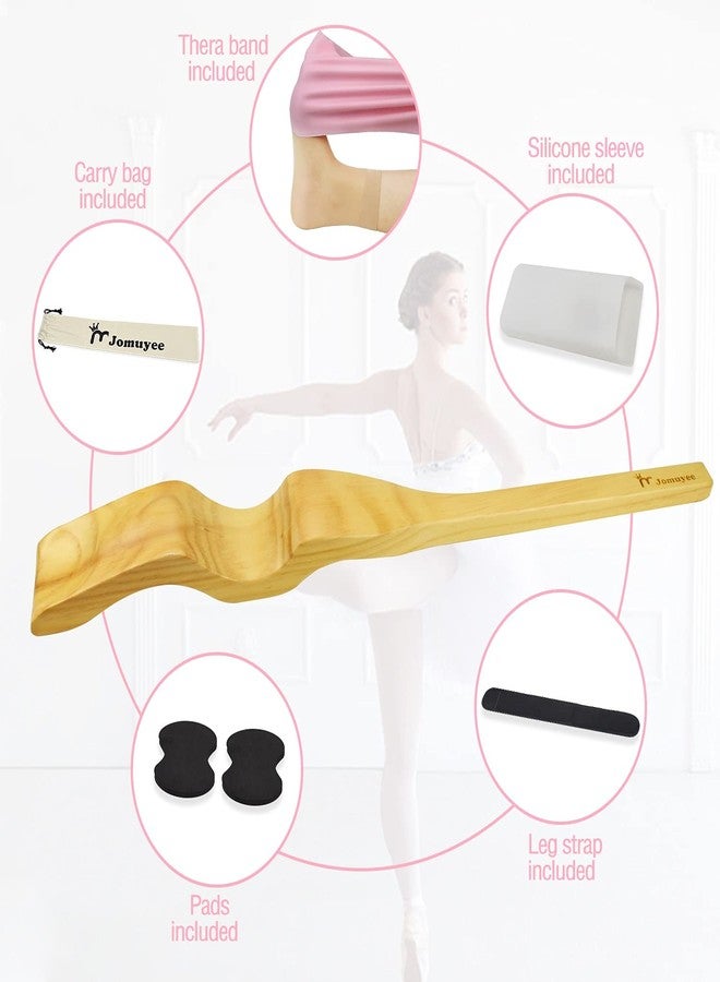 Jomuyee Ballet Foot Stretcher Set, Whole Wood Formed Without Splicing, Original Pine Dance Foot Arch Enhancer for Dancer, Gymnastics, Yoga People, Gift Idea - Image 5