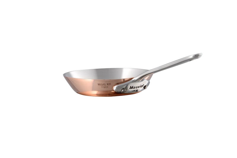 Mauviel M'Minis 1 mm Copper & Stainless Steel Mini Frying Pan With Stainless Steel Handle, 4.72-in, Made in France - Image 4