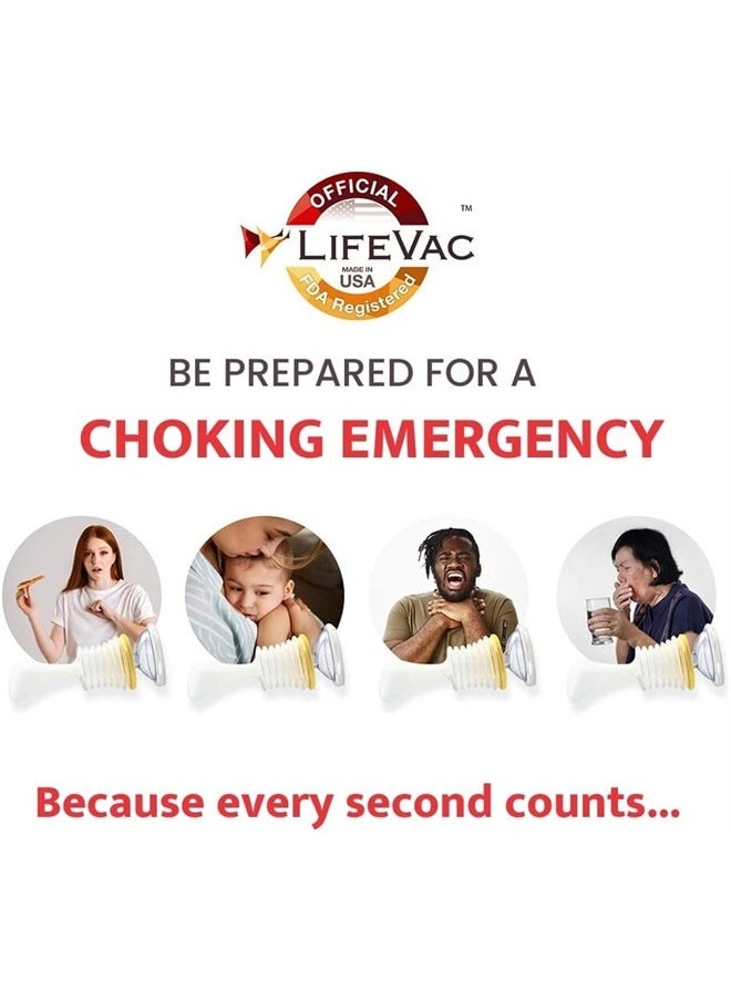 LifeVac - Home & Blue Travel Kit Combo - Portable Suction Rescue Device, First Aid Kit for Kids and Adults, Portable Airway Suction Device for Children and Adults - Image 1