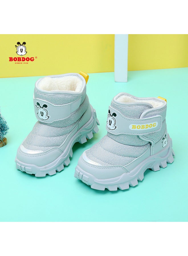 -14-19.2 Snow Boots: Winter Season: Inner Fabric For Children/long New Style, Warm For Winter