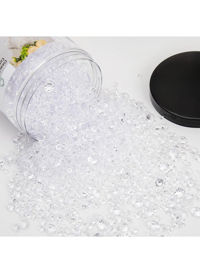 AiFanS Vase Fillers for Centerpieces Home Deco,8700 Pieces Clear Diamond Table Confetti,Fake Plastic Gems for Bridal Shower,Wedding & Party Decorations - Image 1