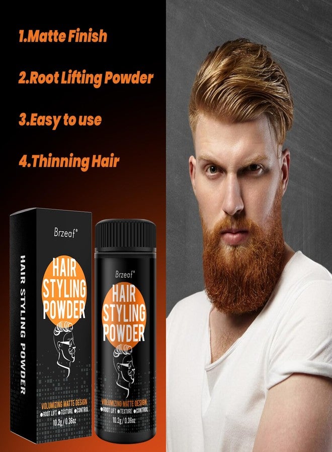 Brzeaf Hair Styling Powder, Provides texture and volume, Medium to Strong Hold, Natural Look, For All Hair Types - Image 3