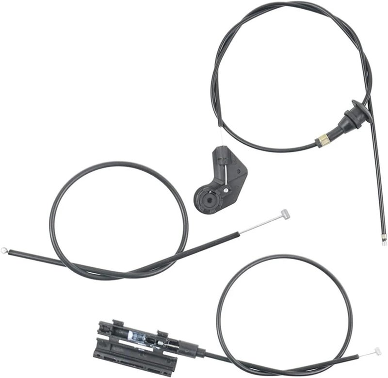 QASULER 3PCS Engine Bowden Cable Hood Release Wire for BMW E39 - Image 5