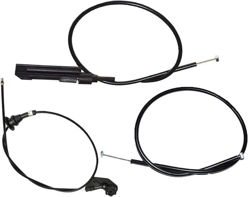 QASULER 3PCS Engine Bowden Cable Hood Release Wire for BMW E39 - Image 3