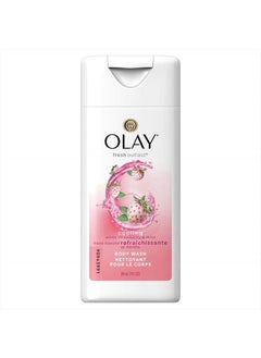 Olay Fresh Outlast Cooling White Strawberry & Mint Body Wash 3 Fl Oz (89 Ml); Travel Size  - Image 1