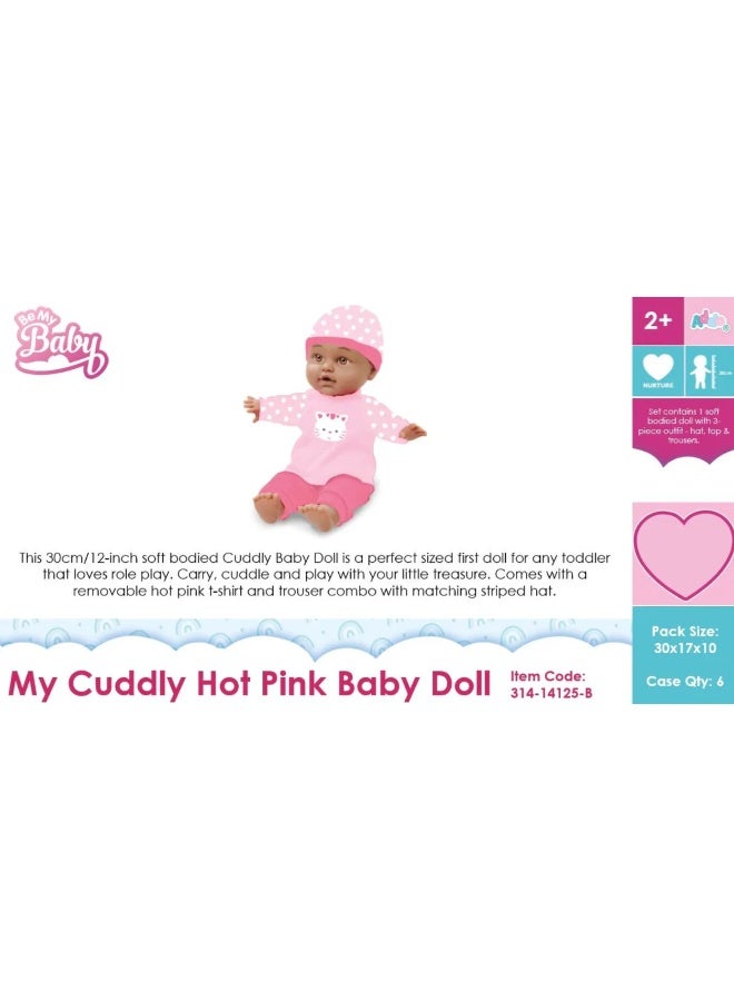 Addo Be My Baby My Cuddly Hot Pink Baby Doll - Image 2