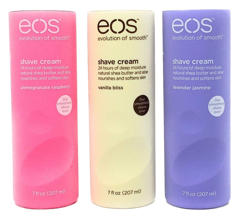 Eos Ultra Moisturizing Shave Cream Variety Pack PomegranateRaspberry Lavender Jasmine Vanilla Bliss  3 x 70 Ounce