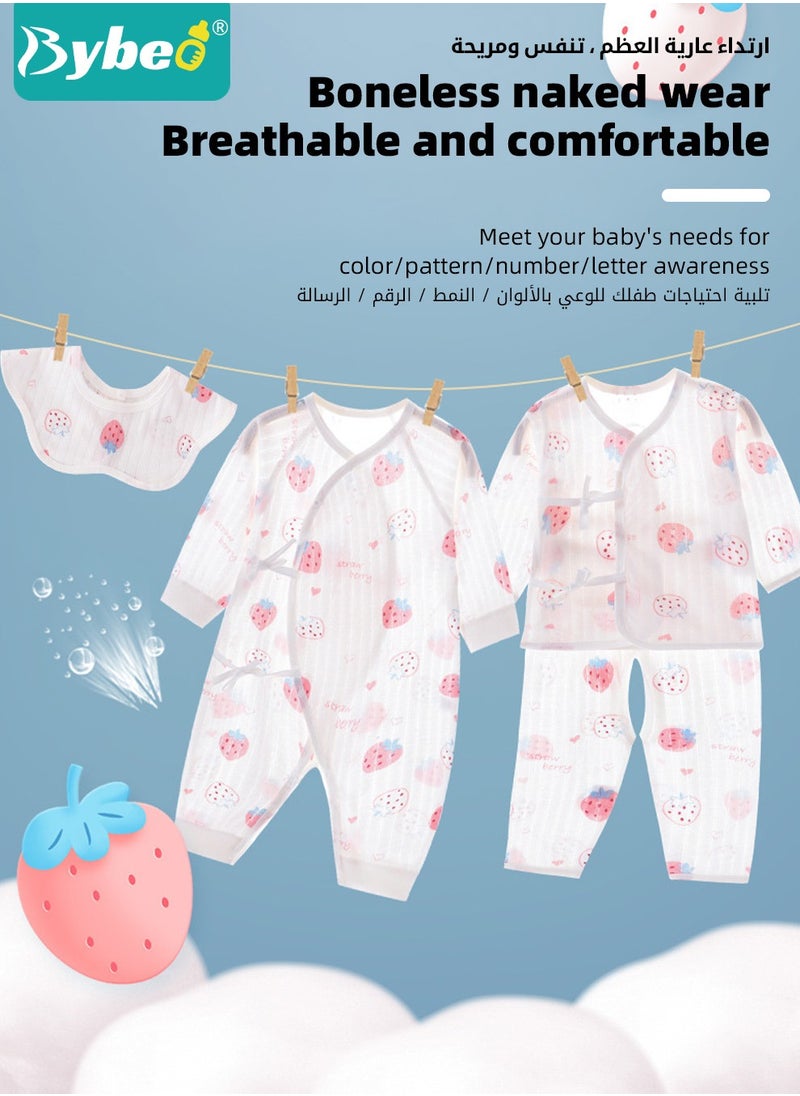 Bybeo - 24PCS Newborn Baby Gift Set, Newborn Layette Gift Set for Boys and Girls, Babies Essential Clothes Accessories with Baby Blanket, 100% Premium Cotton,  for Spring Summer Autumn Winter Four Seasons - Image 1