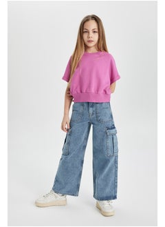 DeFacto Girl Knitted Short Sleeve Body  - Image 5