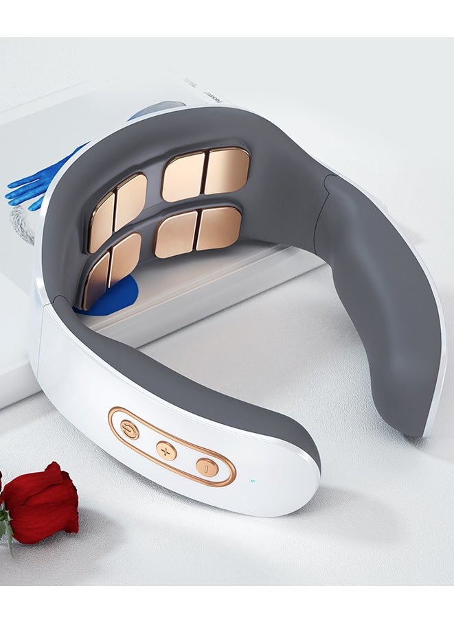 KONKA Electric Neck Massager Cervical Massager Shoulder & Neck Heated Neck Massager Relax Muscles Improve Neck Pain Cervical Spine Physiotherapy Relax  - Image 4