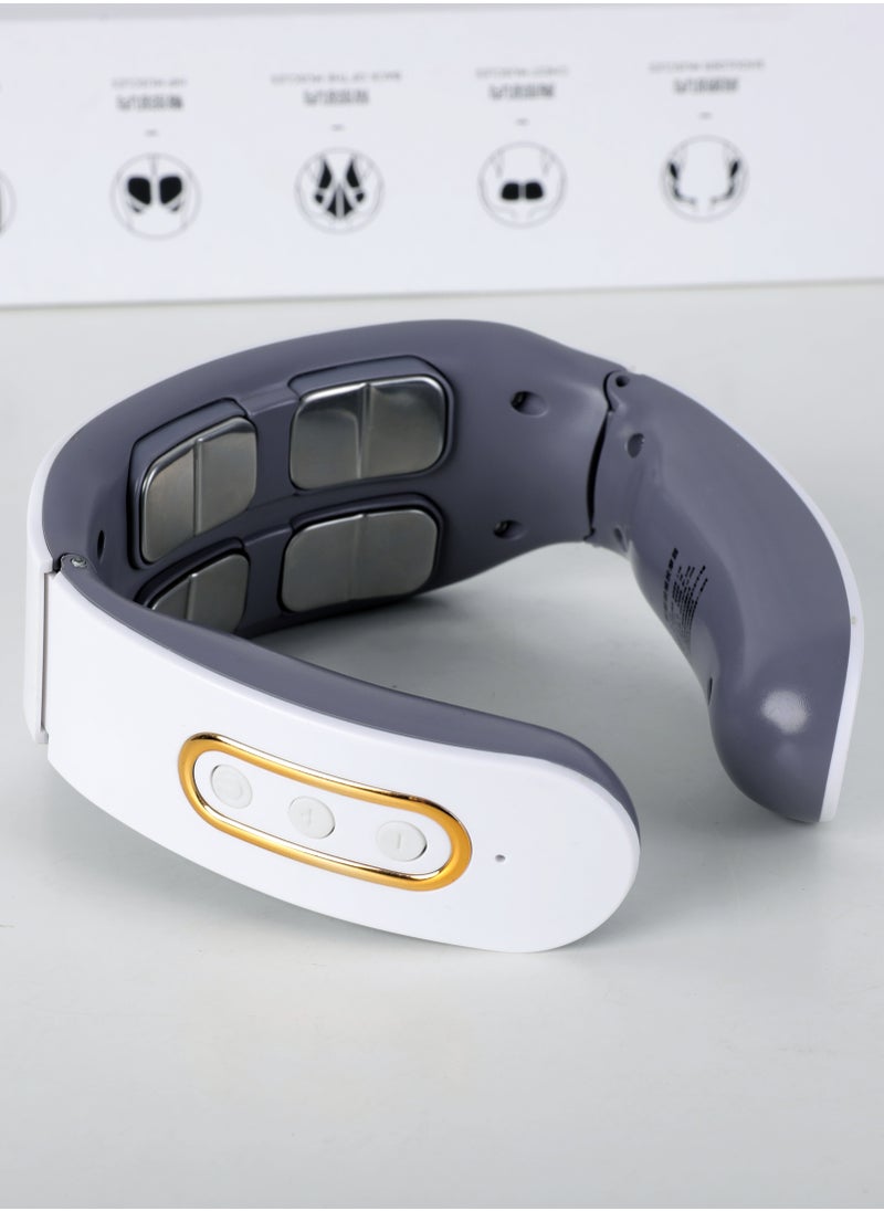 KONKA Electric Neck Massager Cervical Massager Shoulder & Neck Heated Neck Massager Relax Muscles Improve Neck Pain Cervical Spine Physiotherapy Relax  - Image 3