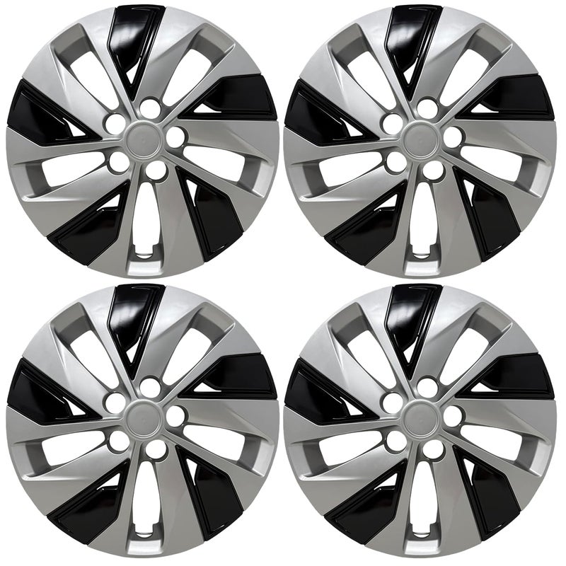 HubStar Hubcaps Fits Nissan Altima 20192023 Premium Replica 16inch Replacement Silver Black 4 Pieces