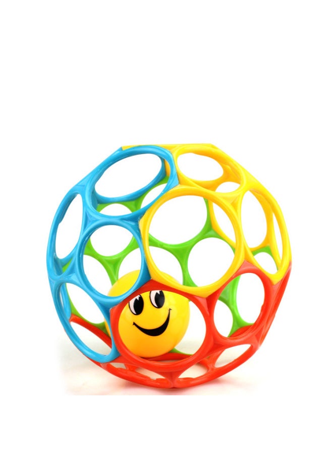 Rocking Bell Toy For Babies - Soft Plush Material - Cute Bear Design Fun Sound Making Perfect Nursery Decoration-Color:Small Hand Catch Ball  - Image 2