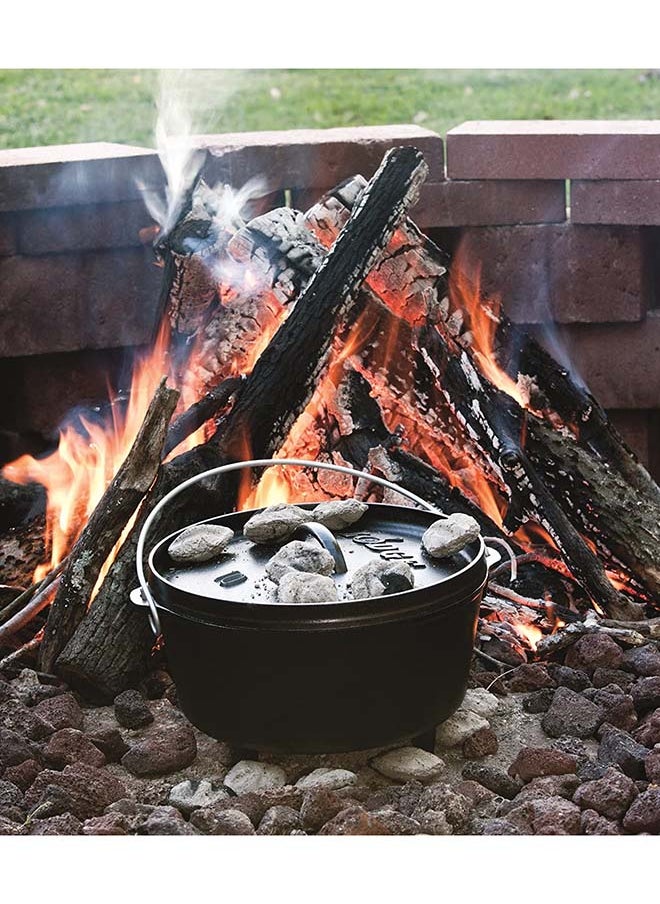 LODGE - Boy Scouts of America Cast Iron Camp Dutch Oven 5-Qt Black L10DC03 - Image 1