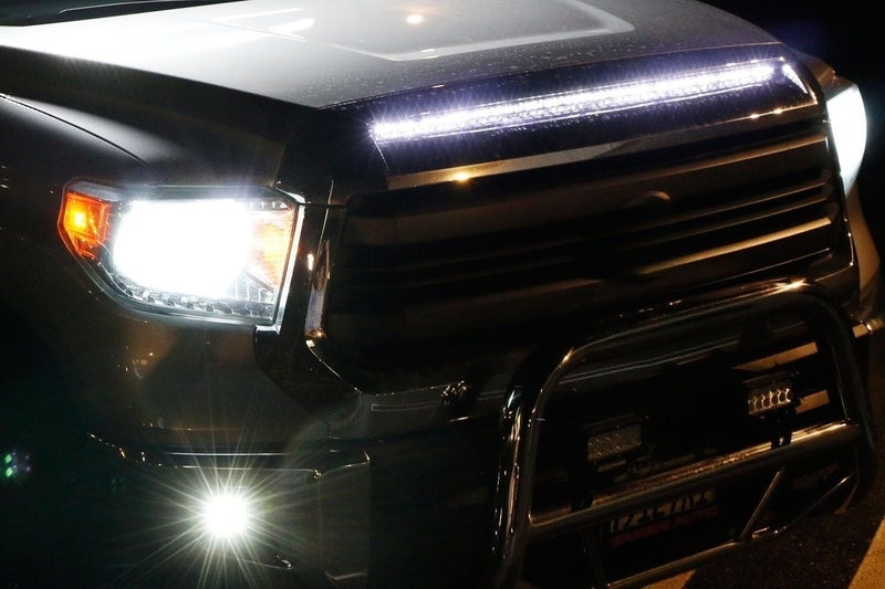 iJDMTOY Xenon White 63-SMD LED Hood Bulge Accent Lighting Strip Compatible with 2014-2021 Toyota Tundra - Image 2