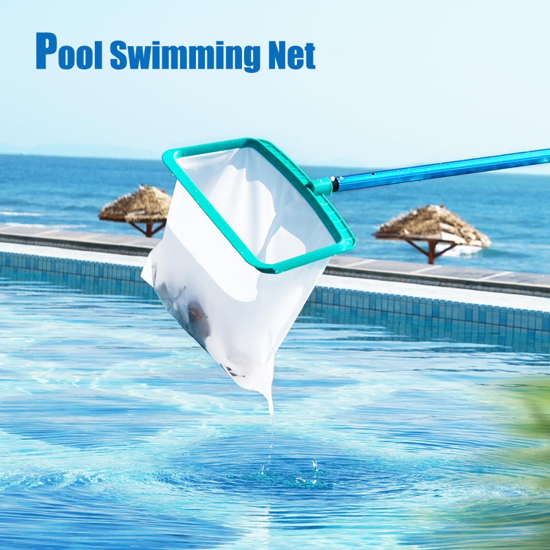 TOBEHIGHER Pool Skimmer - Pool Skimmer Net Without Pole, Swimming Pool Leaf Skimmer Net with Reinforced Frame, Larger Capacity Pool Nets for Cleaning, Debris Pickup Removal - Image 2