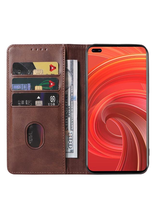 S-TOP Case For Realme X50 Pro 5G Magnetic Closure Leather Phone Case - Image 3