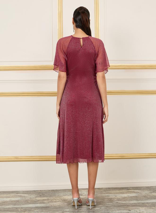 Styli Shimmering Chiffon Dress  - Image 4