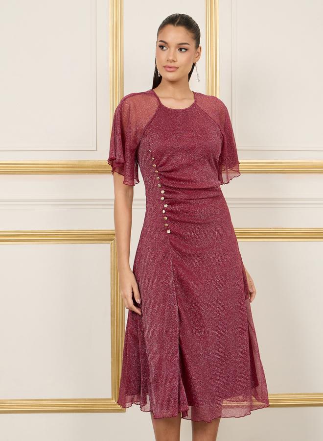 Styli Shimmering Chiffon Dress  - Image 2