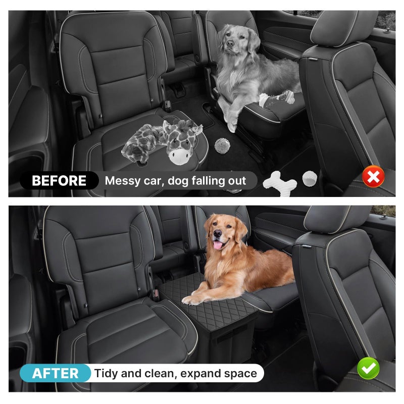 Mixsuper Liner Car Seat Organizer for Chevrolet Traverse 2018-2026, Console Organizer Backseat Box for Chevy Traverse, Dog Toy Box Storage Bin Kids Toys Baby Supplies Travel Accessories - Image 4