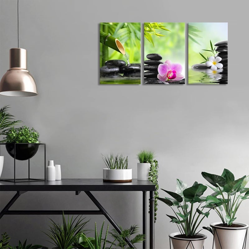 KAWAHONE Spa Zen Wall Art Canvas Set - Image 3