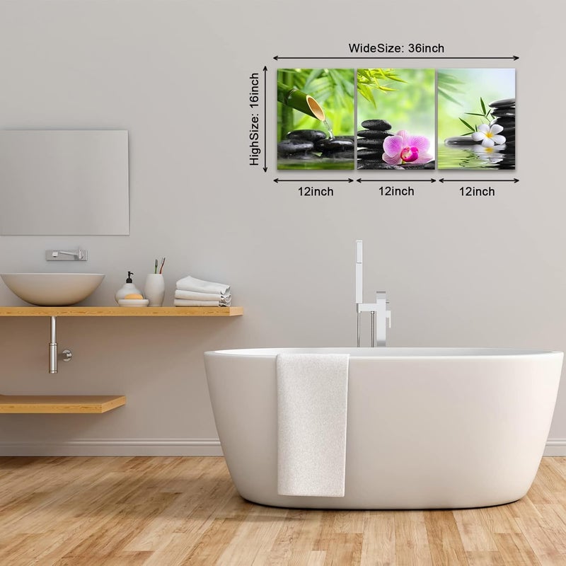 KAWAHONE Spa Zen Wall Art Canvas Set - Image 2
