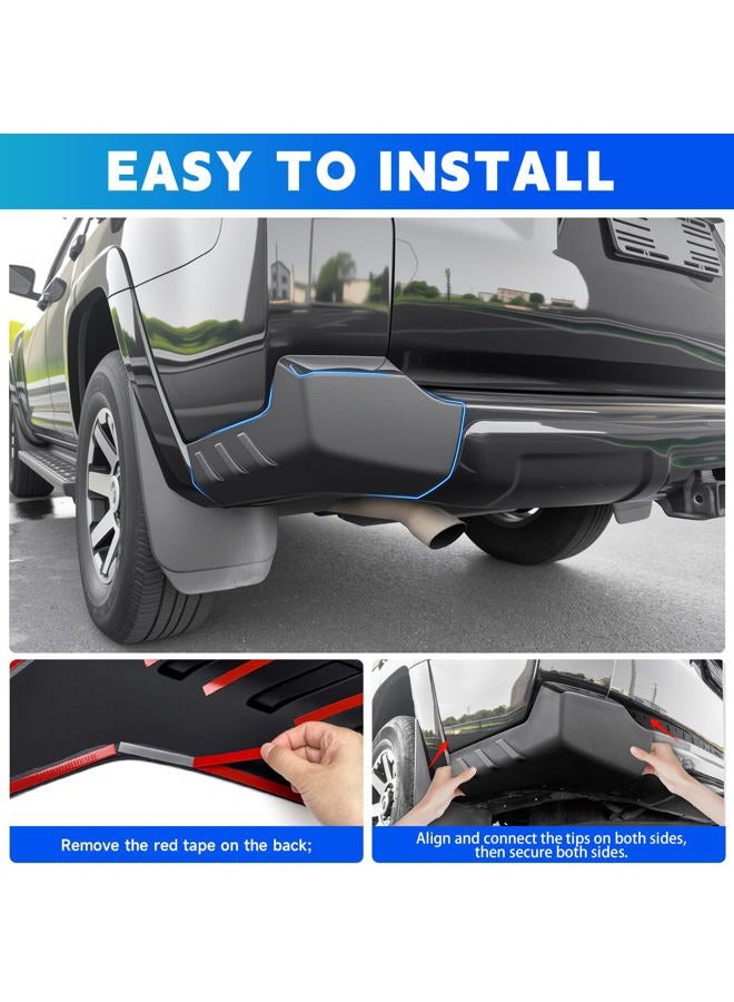 Titibett Rear Bumper Corner Guard Fits for 2010-2024 Toyota 4Runner TRD Off-Road TRD Premium TRD Pro Bumper Protector Compatible with 4Runner Exterior Accessories Rear Bumper Cover - Image 5