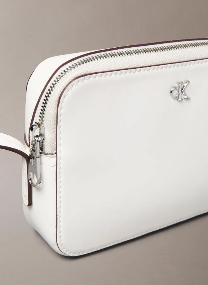 CALVIN KLEIN Logo Detail Zip Through Crossbody