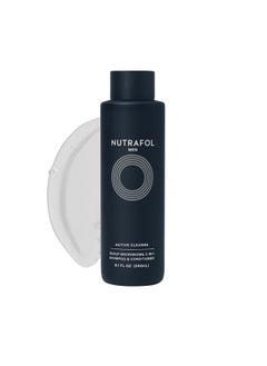 Nutrafol 2-in-1 Shampoo and Conditioner for Men with Thinning Hair, Hydrates, Boosts Visible Volume, Unclogs Follicles, Microbiome-Friendly, 8.1 Fl Oz
